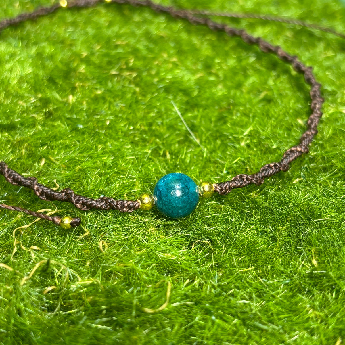 Apatite Macrame  Choker