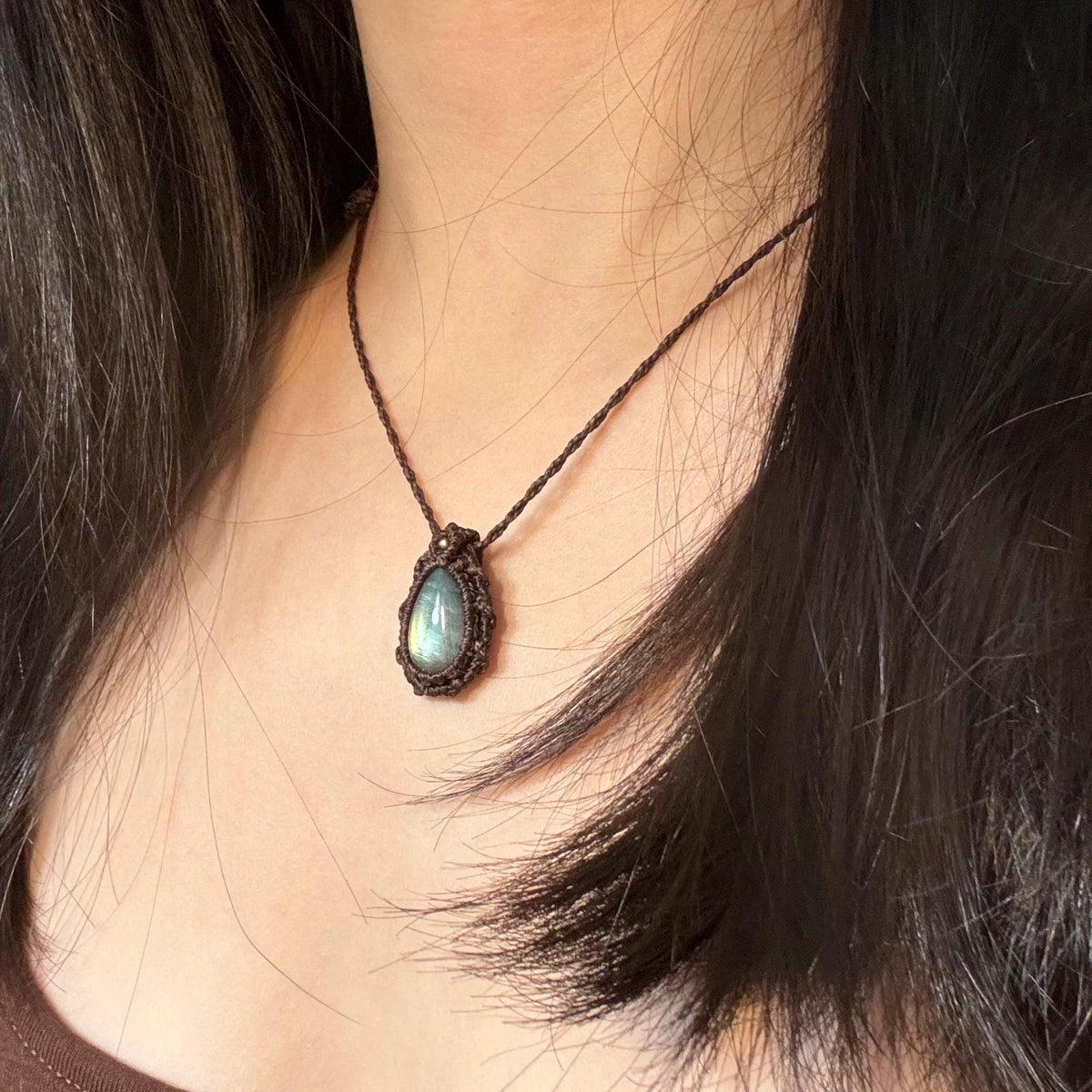 Labradorite Pendant Choker