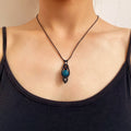 Apatite Macrame Necklace