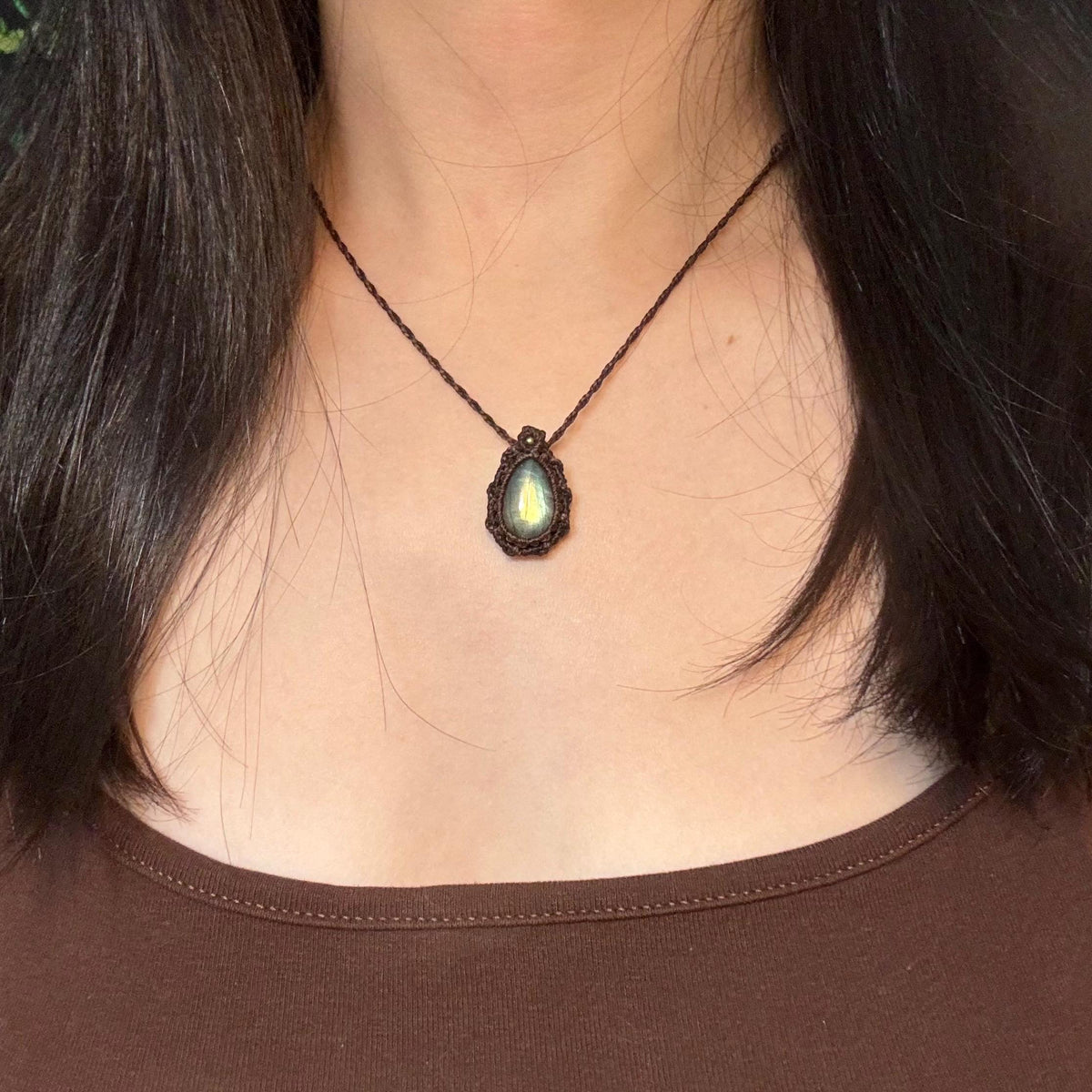 Labradorite Pendant Choker