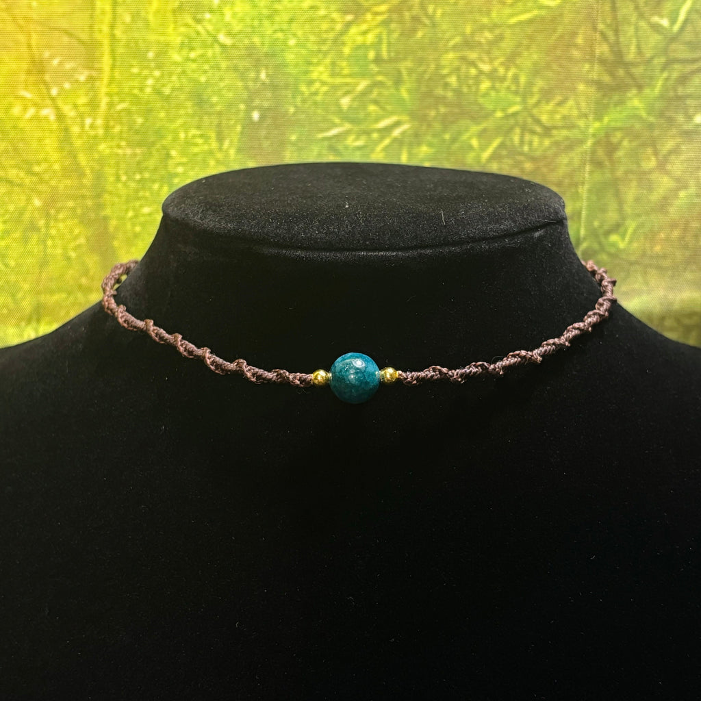 Apatite Macrame  Choker